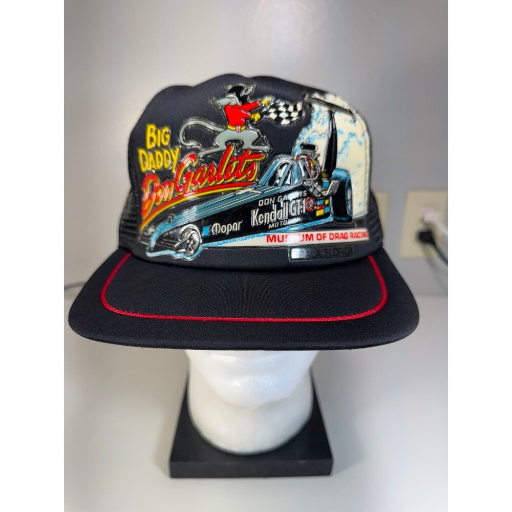 Vintage Big Daddy Don Garlits 1988 Museum Of Drag Racing Trucker Hat Snapback